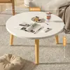 Mesa pequeña de mirador mesa redonda de dormitorio mesa kang mesa de centro pequeña mesa baja para apartamento pequeño tatami mesa baja mesa de té mesa baja para el hogar mesa de té