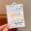 Lindas Pegatinas para Uñas Sanrio para Niños, Pegatinas de Uñas Desgastables, Parches para Uñas de Kuromi, Juguetes de Dibujos Animados para Niños