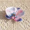 Cabeza de Flor Phalaenopsis Eva Cotton Impresa en 3D (Grande) Flor Artificial Accesorio de Regalo Accesorio para el Cabello Decoración de Ropa Exquisita Decoración de Boda