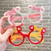 Montura de Gafas para Niños Niñas Lindo Sin Lentes Bebé Foto Dibujos Animados Juguete Montura de Gafas Moda Montura de Gafas Decorativa