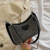 2026 Nuevo Estilo Bolso de Mujer Moda Europea y Americana Bolso de Mano con Pedrería Bolso Sencillo Elegante para el Brazo Bolso de Hombro Cruzado de Moda