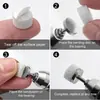 Manicure 2025 Nova Mini 10mm Cinza Redonda Esponja Folha de Polimento Ferramenta de Rolamento para Polir Unhas