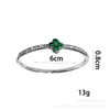 Pulsera Transfronteriza Moda Europea y Americana Abierta Incrustaciones Llenas de Diamantes Luz de Diosa Lujo Versátil Apilable de Alta Gama Atmosférica
