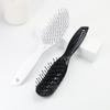 Peine, Peine de púas, Peine de peinado, Peine para cabello de hombre, Peine pequeño curvo, Peine alisador, Peine de dientes anchos de nueve filas, Peine herramienta de peluquería