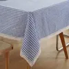 Tela de encaje de lino de algodón arte textil fresco y simple tela de cubierta rectangular para mesa de centro mantel para mesa cuadrada mesa redonda jardín de infantes