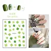 Hyun Ya Feng Flor Henna Adesivo Cola para Unhas Adesivo Impermeável Duradouro Desenho Animado Fofo Decalque 3D para Unhas
