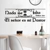 Adesivos de parede personalizados com slogan inspirador, simples e sofisticado, decoração de fundo de estúdio, sala de estar, adesivos autoadesivos
