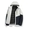 Chaqueta de plumón impermeable para hombre y mujer, tres en uno, repelente al agua, desmontable, para invierno, exterior, montañismo, esquí, ropa, estampado