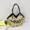 Bolso Nuevo Brillante, Bolso Simple y Ligero, Bolso de Noche con Lentejuelas Texturizadas, Bolso de Hombro, Bolso de Hombro de Moda, Bolsa de Compras