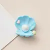Concha de perla ~ linda caricatura pegamento de crema funda para teléfono móvil accesorios de resina cadena para teléfono móvil colgante joyería diy hecha a mano