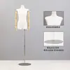 Estilo Coreano Modelo de Cuerpo Plano Accesorios Muñeca para Mujer Pecho Plano Media Longitud Escaparate Mesa de Personas Ropa Estante de Exhibición de Tienda de Ropa Cuerpo Completo