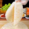 Massa Fina para Panqueca de Primavera, Panqueca Fina, Panqueca de Massa Quente, Rolinho de Panqueca, Panqueca Comercial para Pegar com a Mão, Panqueca Individual Artesanal, Panqueca para Café da Manhã Pronta para Comer