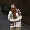 Suéter Navideño Suave y Moderno para Hombre, Estilo Japonés, Retro Perezoso, Sensación de Alta Gama, Tejido de Punto Grueso de Invierno Hecho a Mano