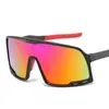 Óculos de Ciclismo Fashionáveis de Peça Única Novo Estilo, Óculos de Sol com Armação Grande, Lentes de Mercúrio, Óculos para Exterior, Protetor Solar e Óculos à Prova de Vento para Montanhismo e Ciclismo