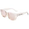 Novos óculos de sol dopamina femininos quadrados transparentes à prova de UV rosto pequeno rua frita óculos de sol à prova de UV