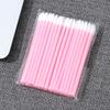 Fabricantes transfronteiriços pincel labial com haste oca para cílios pincel para batom pincel labial flocado 50 por pacote pincel de mousse para limpeza atacado