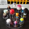 Suporte de Exibição de Acrílico Suporte para Lanche Chá da Tarde Redondo para Cupcake Ornamentos de Mesa de Sobremesa Refeição Fria Pausa para o Chá G ^