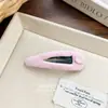 Pinza para el Cabello de Cuadros Dulce para Chica Coreana Pinza Bb Moda Estilo Universitario Pin Lateral con Letra Pin para Flequillo Accesorio para el Cabello Tocado para Mujeres