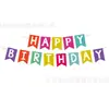 Nuevas Velas de Lunares de Colores Suministros de Decoración para Fiestas de Cumpleaños Papel de Diseño Servilletas de Papel Platos de Papel Banderines de Tirar Mantel Individual Juego de Vajilla