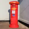 Buzón de Hierro Forjado Estilo Británico Montado en Pared con Cerradura, Caja de Amor