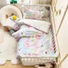 Conjunto de Colcha de Três Peças para Jardim de Infância Algodão Puro Roupa de Cama Infantil Conjunto de Seis ou Sete Peças Roupa de Cama para Berço de Bebê para Soneca no Jardim de Infância