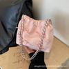 Bolso Cubo con Lazo Estilo Ballet para Mujer 2024 Nuevo Verano Bolso de Cadena Súper Popular Bolso de Hombro para Mujer