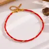 Versátil pulseira de joias da moda em ouro luxo leve minimalista nova pulseira de aço titânio que não desbota feminina trevo de quatro folhas transfronteiriço