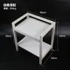 Suporte de aço e madeira com cinzeiro ao lado da sala de chá, máquina de mahjong, mesinha de canto, mesa de chá, mesa de chá espessa, mesa de chá e café para a sala de jogos