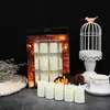 Velas Electrónicas de Diámetro Pequeño, Dos Baterías 2032, Llama Parpadeante, Luz Decorativa, Luz Guía, Luz de Ambiente Navideño, Transfronterizo