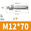 Tornillo de expansión externo de acero inoxidable 304/201/316 Galvanizado Tubo de extracción extendido M6M8M10M12