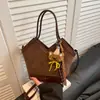 Bolso Estampado de Leopardo para Mujer 2026 Nuevo Estilo Bolso de Mano Gran Capacidad Bolso para Viajes Cotidianos Bolso Cubo de Hombro Cruzado de Lujo de Nicho