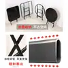 Mesa Dobrável Externa Pequeno Apartamento Simples Comer Mesa de Jantar para Casa Cadeiras Mesa Portátil para Barraca Mesa Redonda Quadrada de Vidro