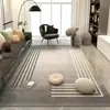 Alfombra para sala de estar, sofá, mesa de centro, alfombra de sala de estar estilo minimalista moderno, tapete para piso de dormitorio, cobertura completa de área grande