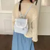 Transfronterizo 2026 Verano Nuevo Adorno de Encaje Mochila de Mujer Chica Dulce Lunares Casual Elegante Mochila Pequeña