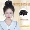 Pinza para el Pelo con Lazo de Pedrería Pieza para Moño Clip-On Corona Alta Herramienta para Moño de Flor Hacedor de Moños Perezosos Moño Esponjoso