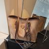 Bolso Retro Transfronterizo para Mujer, Gran Capacidad, Nuevo Estilo Otoño e Invierno 2026, Bolso de Hombro Simple y Versátil, Bolso Tote de Moda para el Trabajo