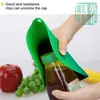 Tapas de Silicona de Grado Platino para Conservar Frescura de Venta Caliente, Tapas Selladoras de Silicona, Tapas Antiderrames y Antifugas para Ollas y Tazones, Juego de Cinco Piezas para Refrigerador y Uso Doméstico