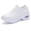 Sapatos Femininos, Meias, Sapatos de Mãe com Almofada de Ar para Aumentar a Altura para Primavera e Verão, Sapatos Casuais de Dança para Idade Média e Idosos, Tamanho Grande Moda Coreana