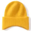 Nueva colección de otoño e invierno: Gorros 100% cachemira pura para niños y niñas, con un diseño minimalista de estilo coreano, estilo versátil y características gruesas, cálidas y protectoras para los oídos