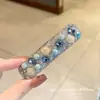 Selecionei Cuidadosamente Novo Presilha BB de Celebridade da Internet Flor de Cristal Strass Completo Presilha de Cabelo para Testa Exquisite Feminino Cabelo Rebelde Lado Acessórios de Cabelo