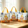Temporada de Regreso a Clases Bolsa de Tote para Graduación Infantil Bolsa para Snacks Infantil Bolsa de Regalo Lienzo Souvenir de Jardín de Infancia