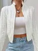 Nuevo cárdigan de punto con cremallera corta para mujer, otoño/invierno 2026, superventas transfronterizo, abrigo corto versátil con cuello alto