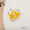 Ansioso pelo colar com pingente de ouro de areia de cor sólida boutique diy não desbota de longo prazo, botão de lótus, botão de lótus, espiga de trigo, acessórios de ouro de areia para mulheres