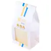 Bolsas para Empacar Pan Tostado Horneado con Bordes Enrollados, Fresco y Energético, Grande 450g, Tostada Rebanada 250g, Bolsas Auto-Sellantes al por Mayor