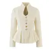 Atacado Fabricante de Roupas Femininas Transfronteiriço 2026 Moda Europeia e Americana Casual Blazer Estilo Justo na Cintura com Barra Flare
