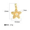 Accesorios para joyería diy directos de fábrica colgante H chapado en cobre colgante simple de piedra ojo de gato colgante de cisne microincrustado sin cadena