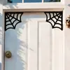 Decoração de Teia de Aranha de Halloween para Porta Superior Amazon Transfronteiriça Festiva Engraçada Acrílico Decoração para Pendurar na Janela de Feriado Atacado