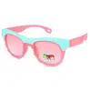 Gafas de Sol Dibujos Animados Lindas para Niños Visera Gafas de Sol Bebé Moda Trendy Gafas Niñas Princesa 8240A 2