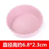 Prato para Condimentos de Palha de Trigo para Cozinha Doméstica Criativo de Plástico Redondo para Picles Prato Pequeno Louça Prato para Molho Lanche