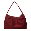Bolsa de Ombro Estilo Coreano Retrô Estilo Preguiçoso Feminina Nova Grande Capacidade Cor Sólida Bolsa de Axila Moda Transfronteiriça Versátil Bolsa Transversal